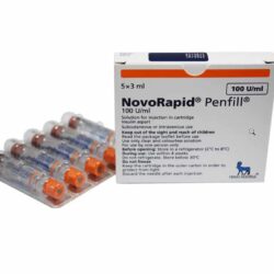 NovoLog PenFill 100U/ml - 5x3ml Cartridges/Box