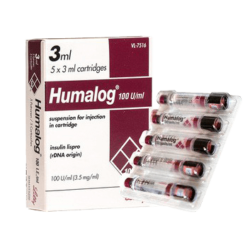 Humalog Insulin 100U/ml -10ml Vial