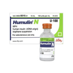 Humulin N, 100 units/mL - 10 mL Vial