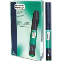 Levemir FlexPen 100U/ml Prefilled Insulin 3ml Pen - Box of 5 Pens