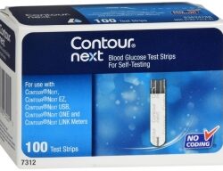 Ascensia Contour Next Blood Glucose Test Strips- 100ct