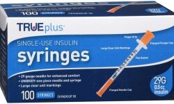 TRUEplus Insulin Syringes 29 Gauge, 0.5cc, 1/2