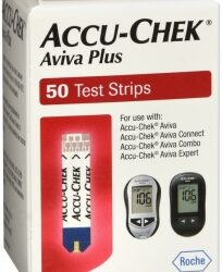 Accu-Chek Aviva Plus Diabetic Test Strips - 50 Strips