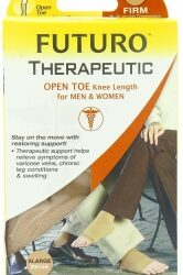 FUTURO Therapeutic Knee Length Open Toe-Beige-Firm- Large